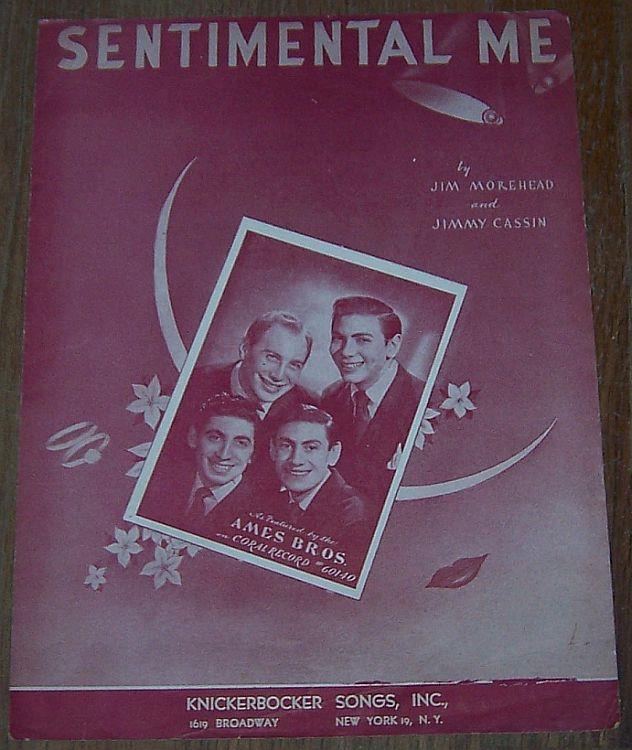 Sheet Music - Sentimental Me