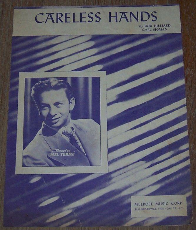 Sheet Music - Careless Hands