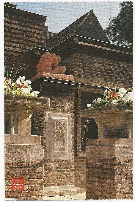 Image for POSTCARD OF FRANK LLOYD WRIGHT HOME AND STUDIO, OAK PARK, ILLINOIS