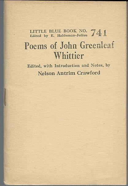 Whittier, John Greenleaf - Poems of John Greenleaf Whittier