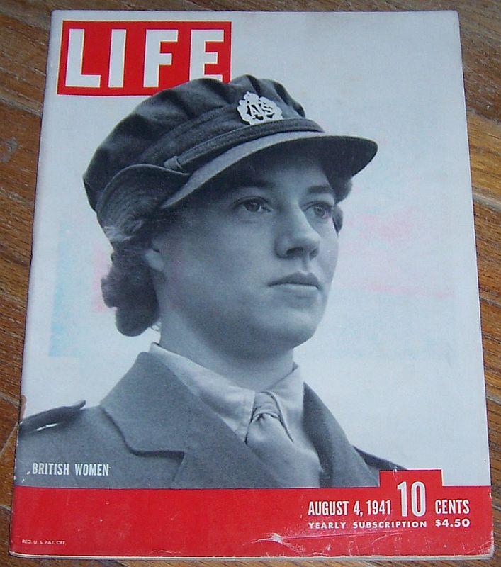 Image for LIFE MAGAZINE AUGUST 4, 1941