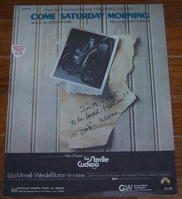 Sheet Music - Come Saturday Morning