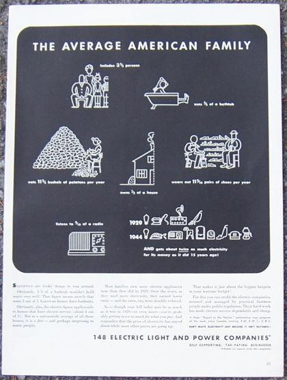 Advertisement - 1944 Electric Light and Power Companies