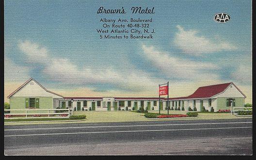 Image for BROWN'S MOTEL, WEST ATLANTIC CITY, NEW JERSEY