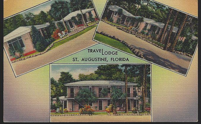 Postcard - Travelodge, St. Augustine, Florida
