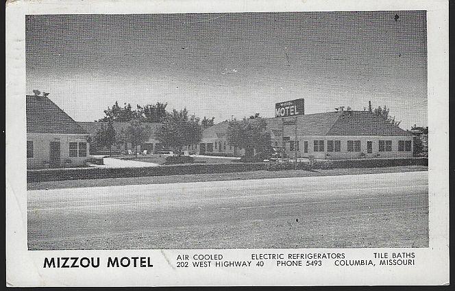 Postcard - Mizzou Motel, Columbia, Missouri