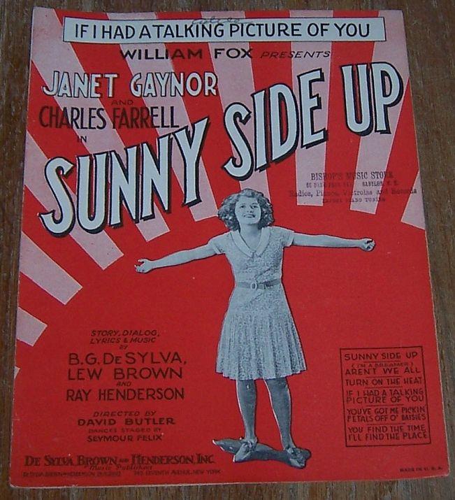 Sheet Music - If I Had a Talking Picture of You