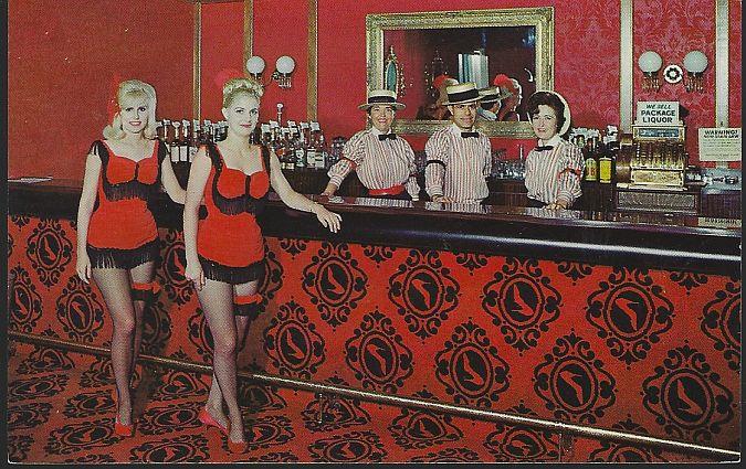 Postcard - Red Slipper Cocktail Lounge, Holiday Inn, Springfield, Missouri