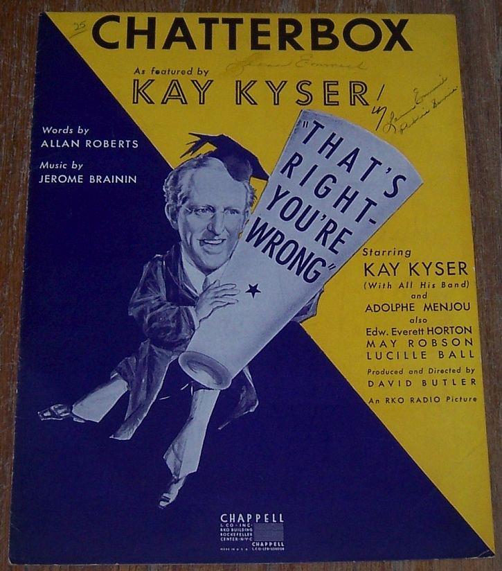Sheet Music - Chatterbox