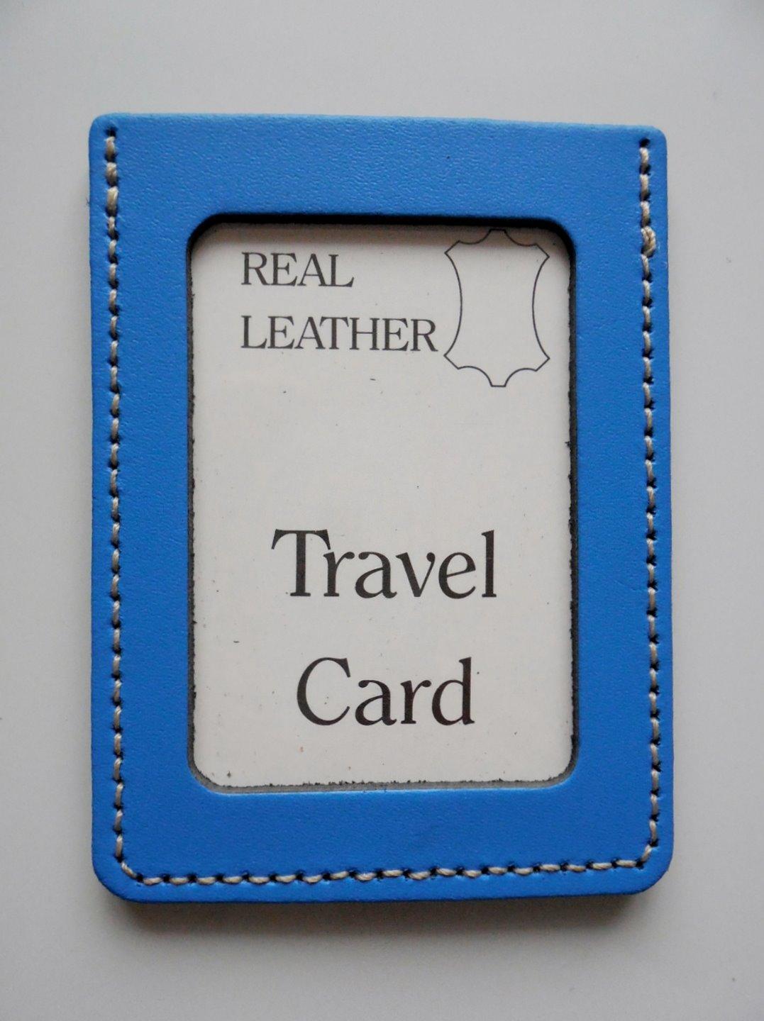 NEW CHUNKY TRAVEL card bus pass Leather wallet holder WorldWide Delivery eBay