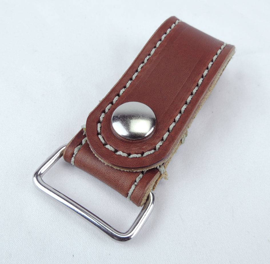 125SS_LEATHER WORK BELT CLIP_TAPE MEASURE_PHONE HOLDER_AMISH HAND MADE_NEW