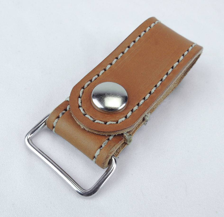 125SS_LEATHER WORK BELT CLIP_TAPE MEASURE_PHONE HOLDER_AMISH HAND MADE