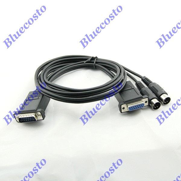 6ft VGA 15Pin DB15 to Game Port Sound Card Adapter Cord