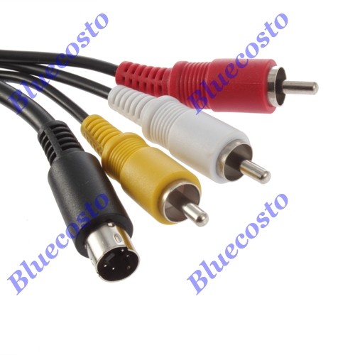 New VMC15FS AV A/V TV Out Cable Cord for Sony Handycam Camcorder DCR