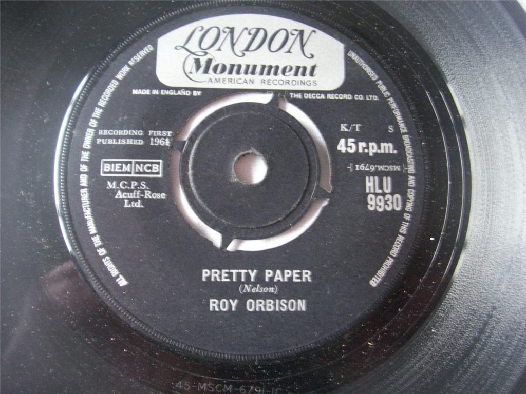 Roy Orbison - Pretty Paper / Summersong