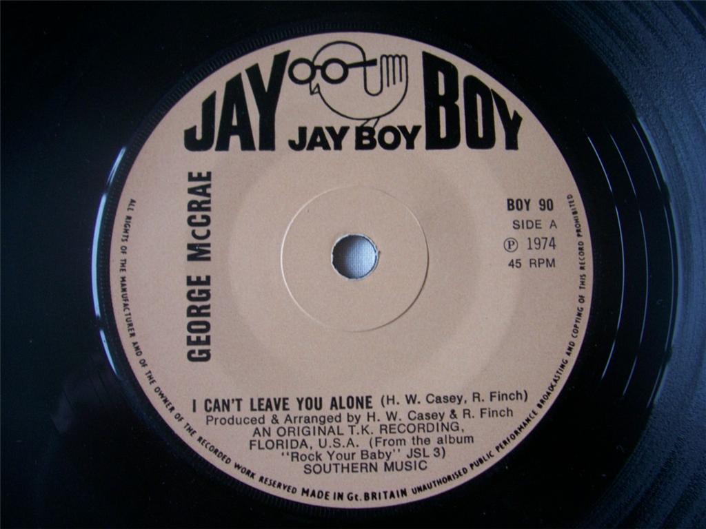 George Mccrae - I Can't Leave You Alone
