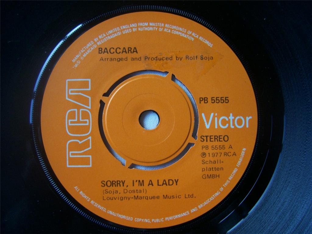 Sorry I'm A Lady - Baccara