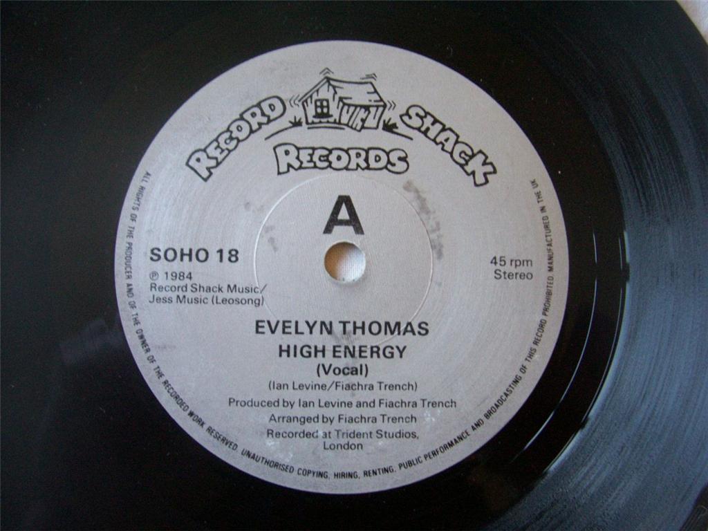 EVELYN THOMAS - High Energy - 45T (SP 2 titres)