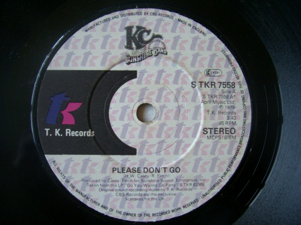 Kc And The Sunshine Band Please+Don't+Go 7''
