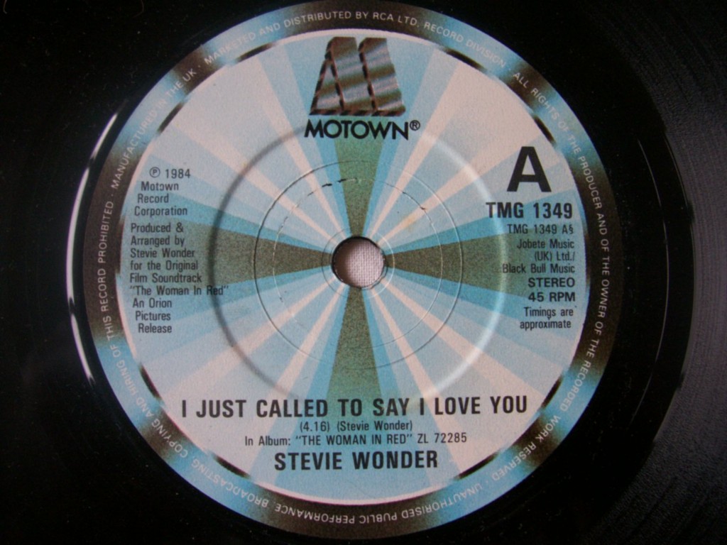 Stevie Wonder - I Just Called To Say I Love You