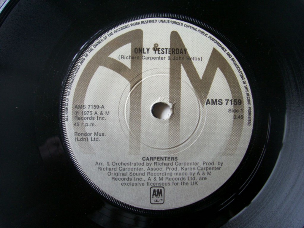 Only Yesterday - Carpenters