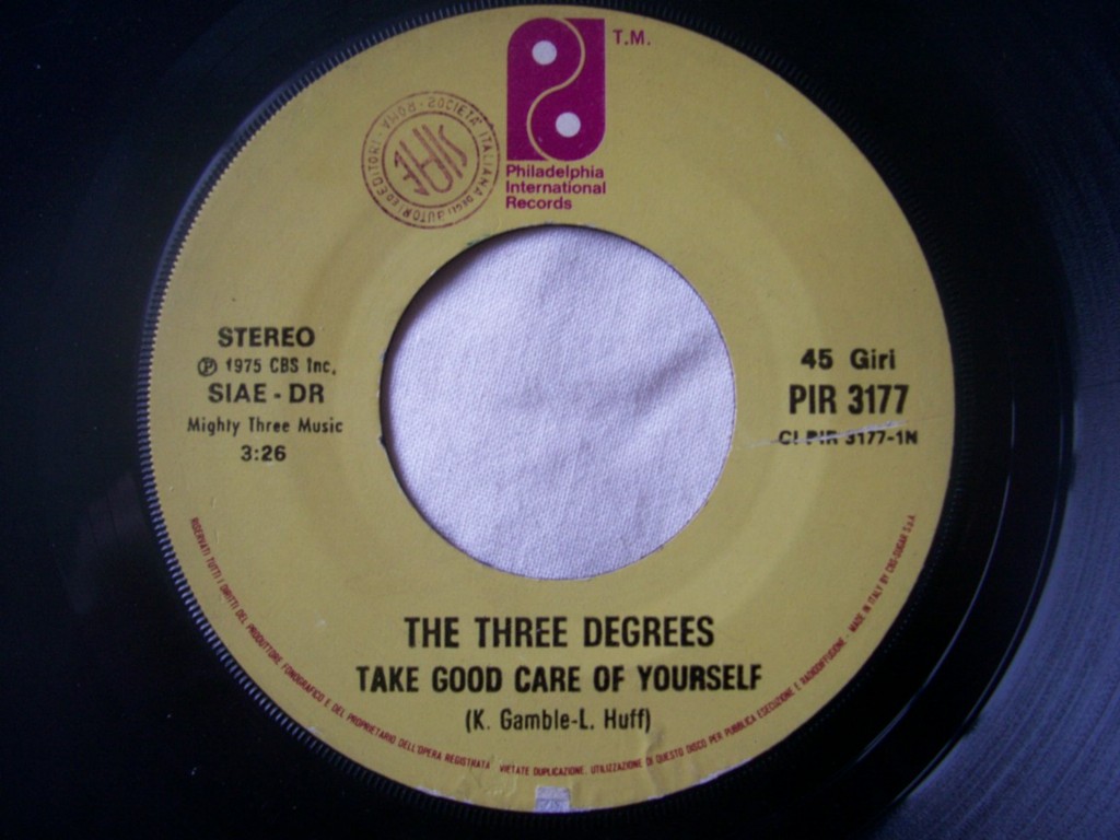 Three Degrees - Take Good Care Of Yourself Record
