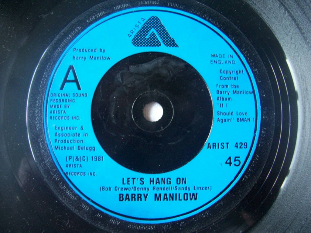 Barry Manilow - Let's Hang On LP