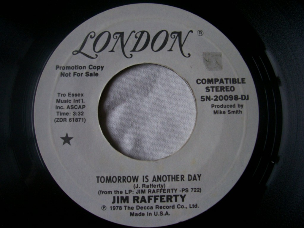 Jim Rafferty Tomorrow+Is+Another+Day+/+Bad+Bad+Mover+-+Promo 7''
