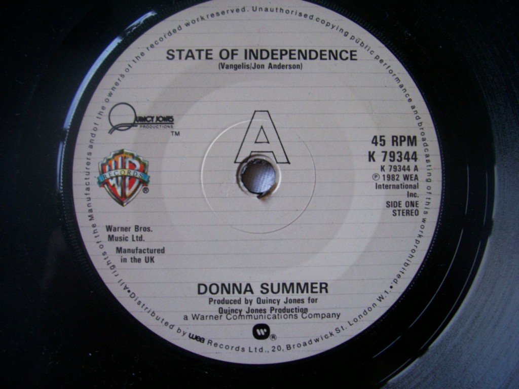 State Of Independence - Donna Summer