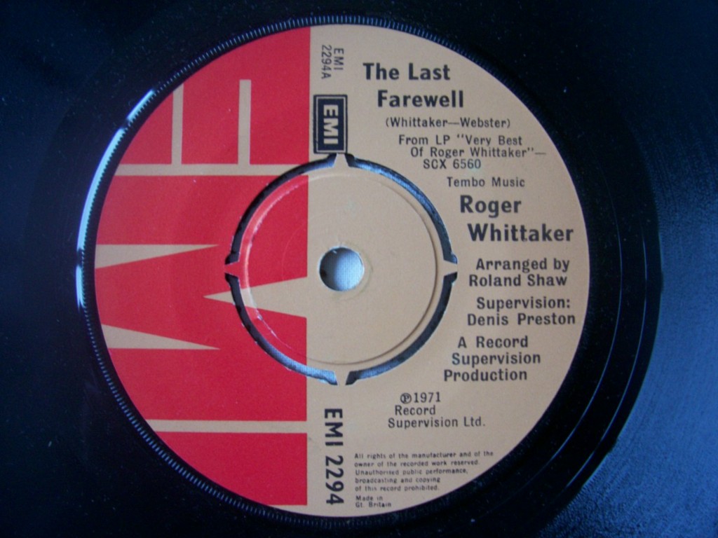 Roger Whittaker The+Last+Farewell 7''