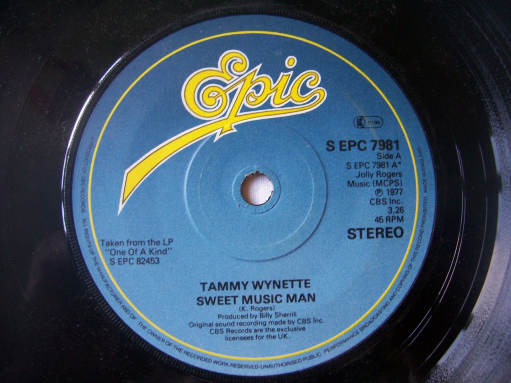 TAMMY WYNETTE - Sweet Music Man - 7inch (SP)