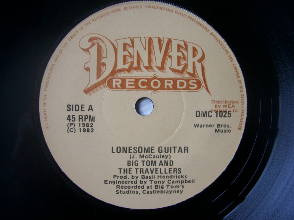 BIG TOM AND THE TRAVELLERS - Lonesome Guitar - 45T (SP 2 titres)