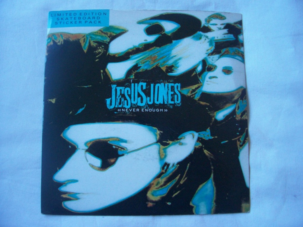 Jesus Jones - Never Enough - Limited Edition Sticker Pack