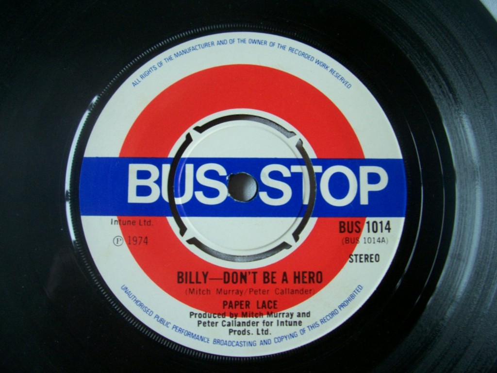Paper Lace - Billy - Don't Be A Hero