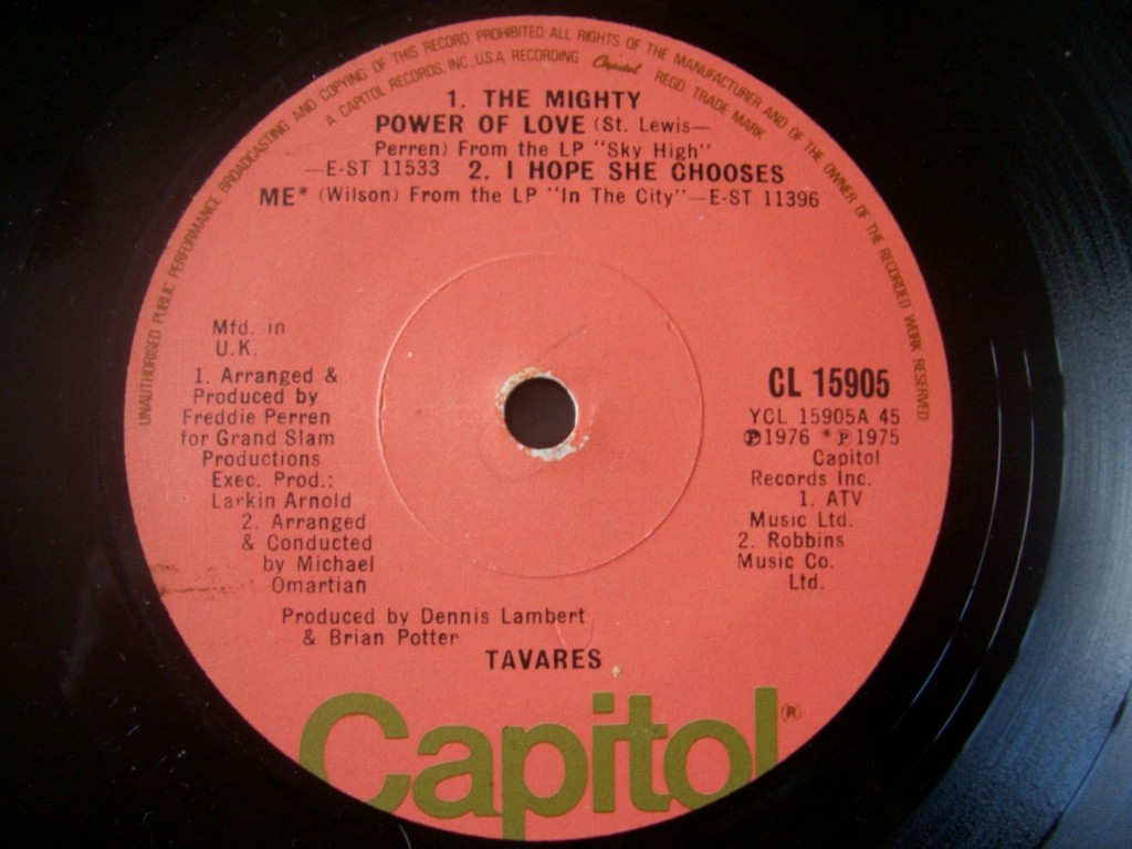 Tavares - The Mighty Power Of Love Ep