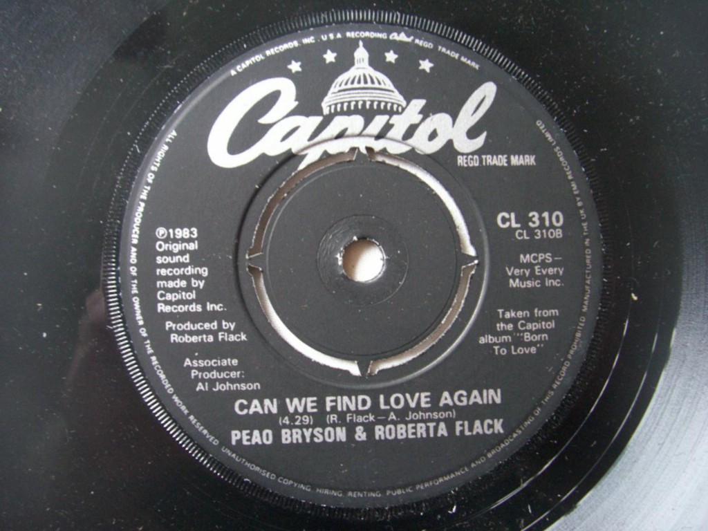 Peabo Bryson And Roberta Flack Heaven+Above+Me 7''