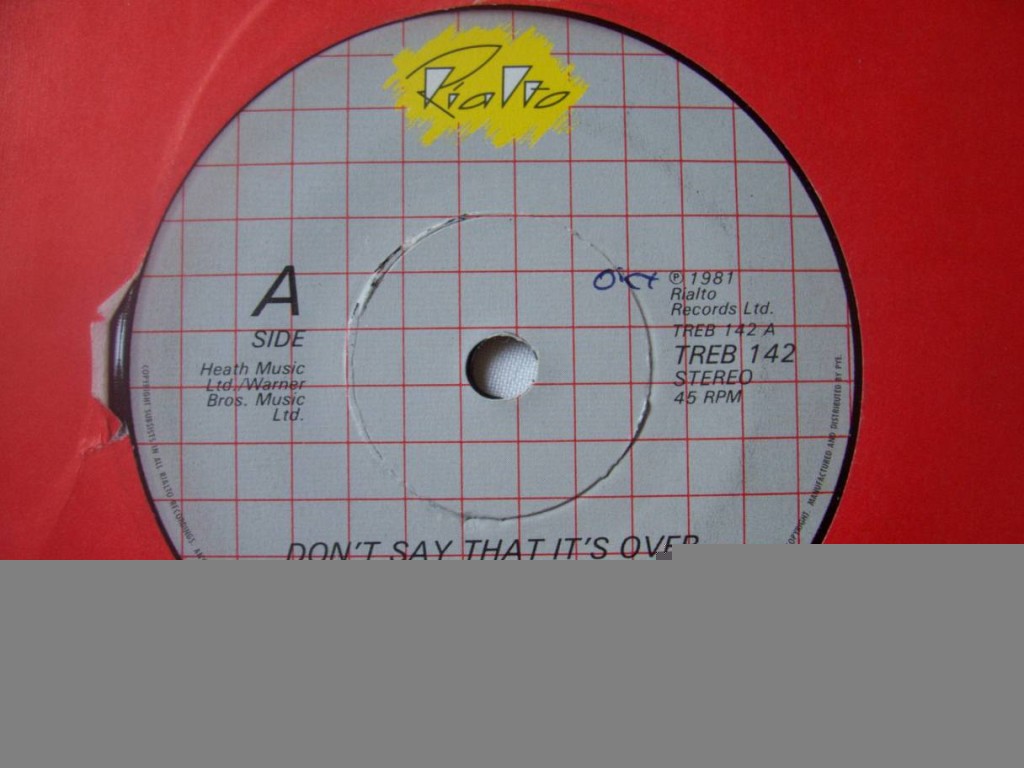 Don�t Say That It's Over listings
