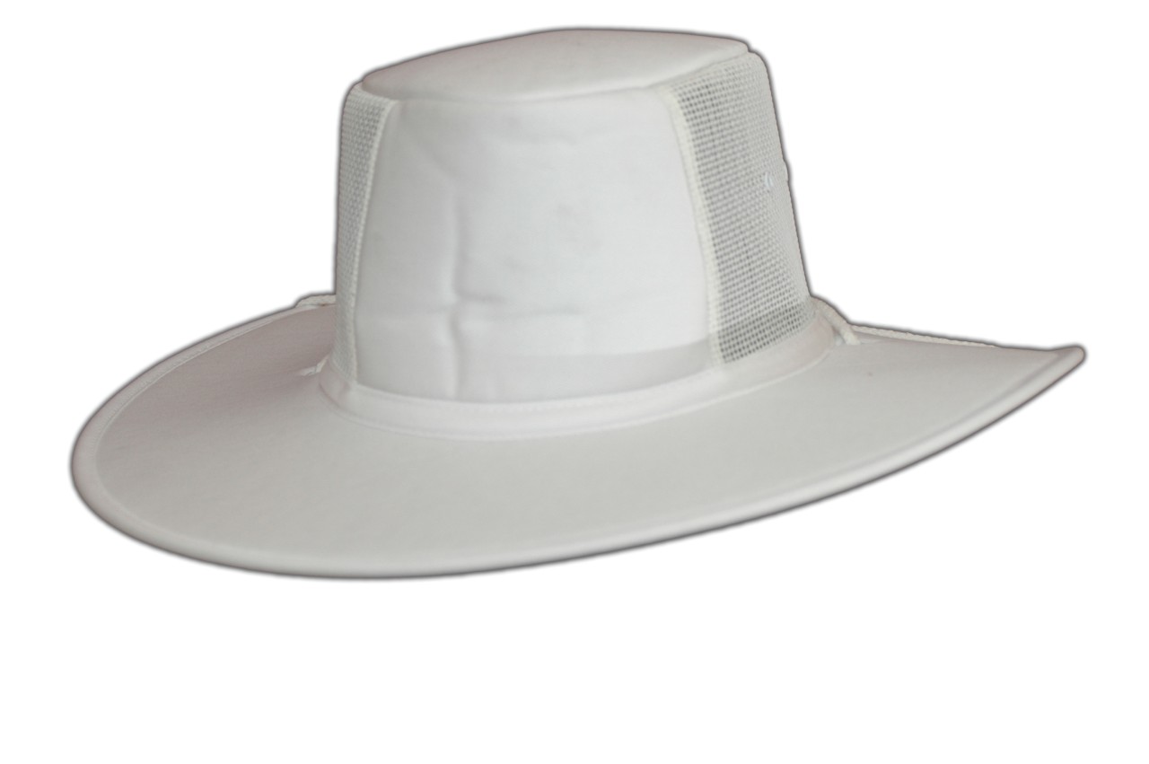 REO Mens Ventilator Cricket Umpires Summer Hat White Size Sml Med Lge