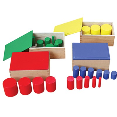 4 Knobless Cylinders Set 
