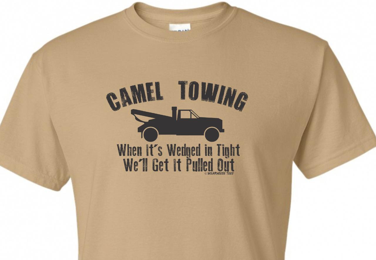 Camel Towing T Shirt Tee Funny Toe Vulgar Redneck Country Bar Drinking