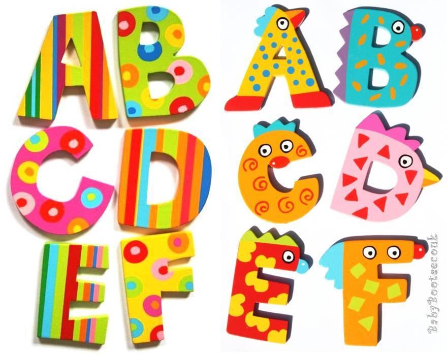 wooden alphabet letters