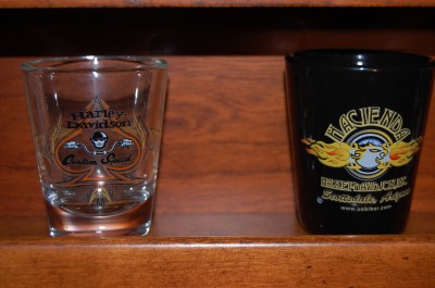 harley davidson shot glass set