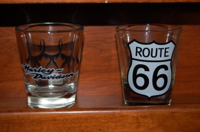 harley davidson shot glass set
