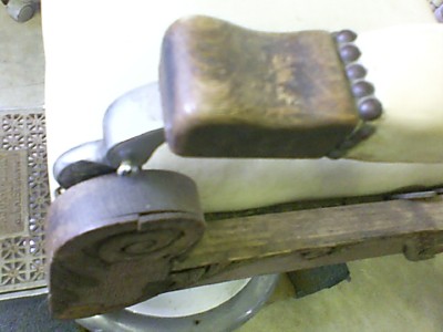 Antique 1800's Wooden Barber Chair Koch's 216 | eBay