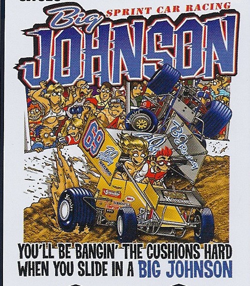 Big Johnson T Shirt Sprint Car Racing Ebay