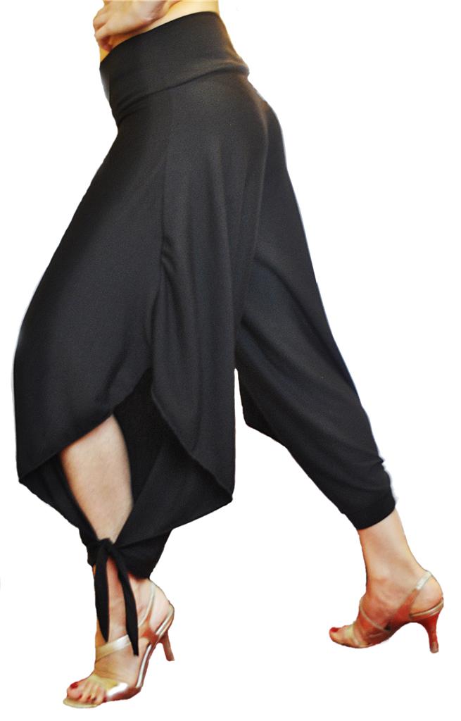 Women's Latin Salsa Tango Ballroom Dance Pants Art 103 Mythique