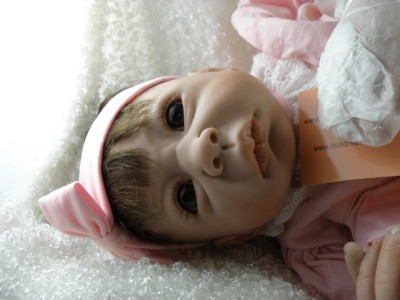 UGLY LITTLE BABY DOLL for reborn or play DISCONTINUED NERISSA SEBILLA