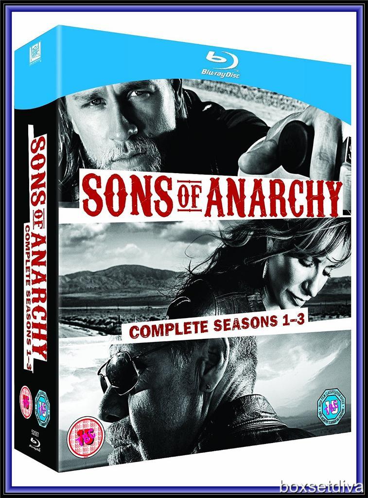 Sons Of Anarchy Complete Seasons 1 2 And 3 Brand New Blu Ray Ebay