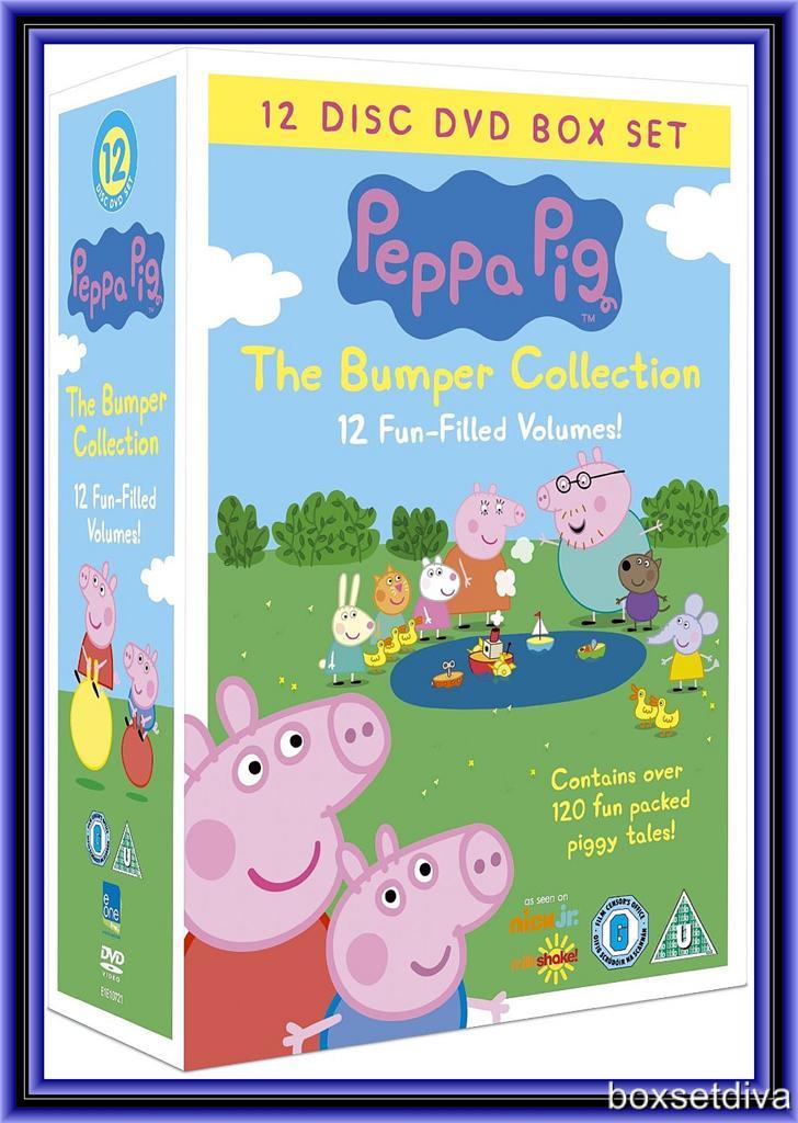 Peppa Pig The Bumper Collection 12 Disc Vol 1 16 Dvd