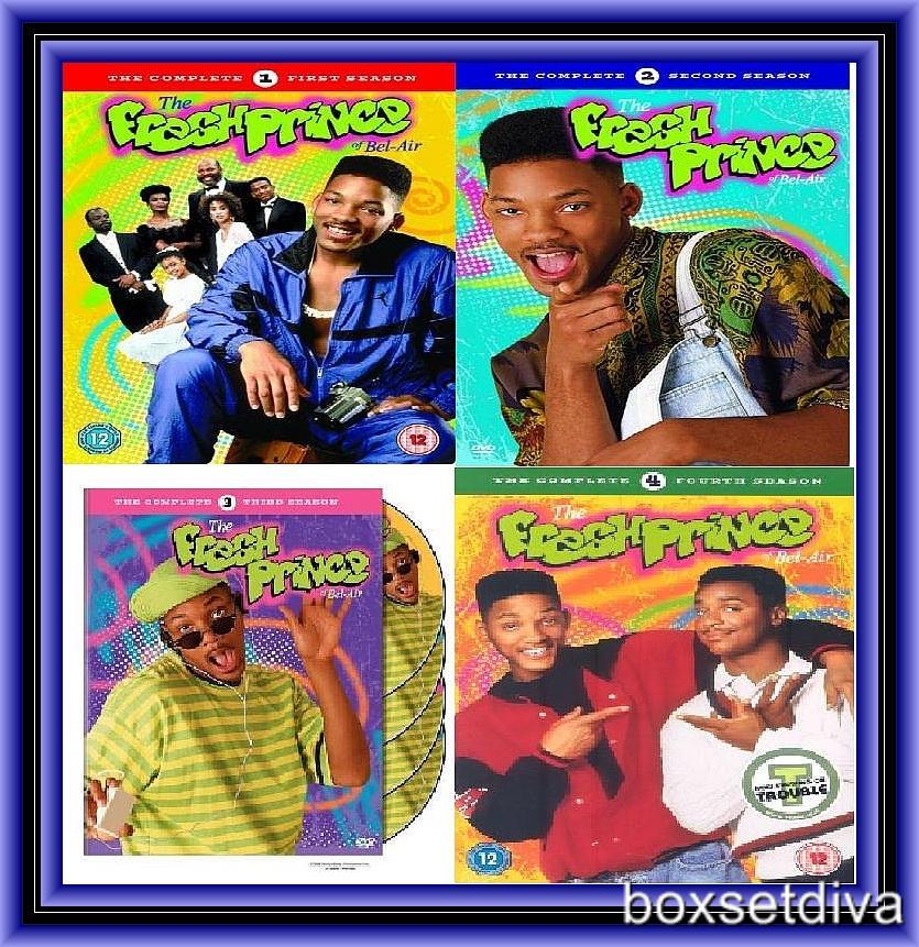 The Fresh Prince Of Bel Air Complete Seasons 1 2 3 And 4 Brand New Dvd Ebay 6938